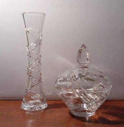 Juego de tocador de cristal de roca 4 piezas - Imagen 3