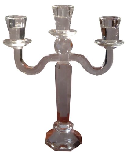 Candelabro 3 velas de cristal