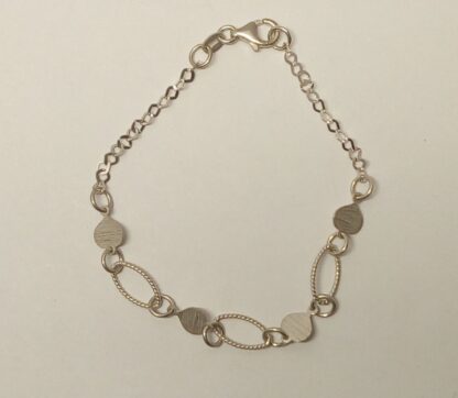Pulsera plata de ley