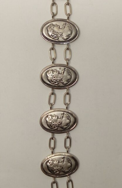 Pulsera de plata de ley envejecida - Imagen 2