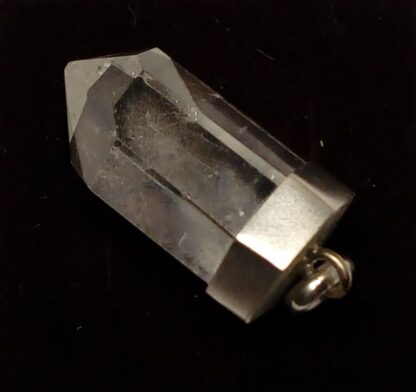 Colgante de cuarzo y plata de ley hecho a mano - Imagen 2