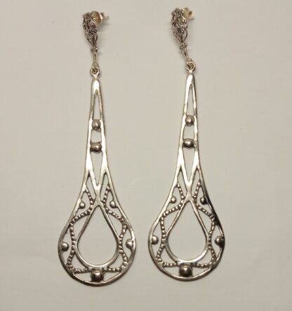 Pendientes plata de ley