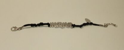 Pulsera MAMA en plata de ley