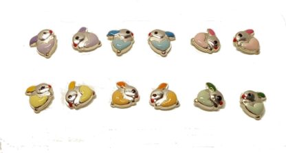 Pendientes plata de ley y esmalte