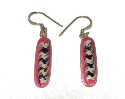 Pendientes plata de ley y esmalte